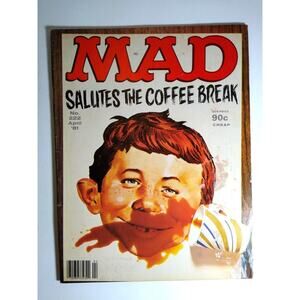 MAD Magazine April 1981 Dressed To Kill That's Incredible Coffee Break TV No 222